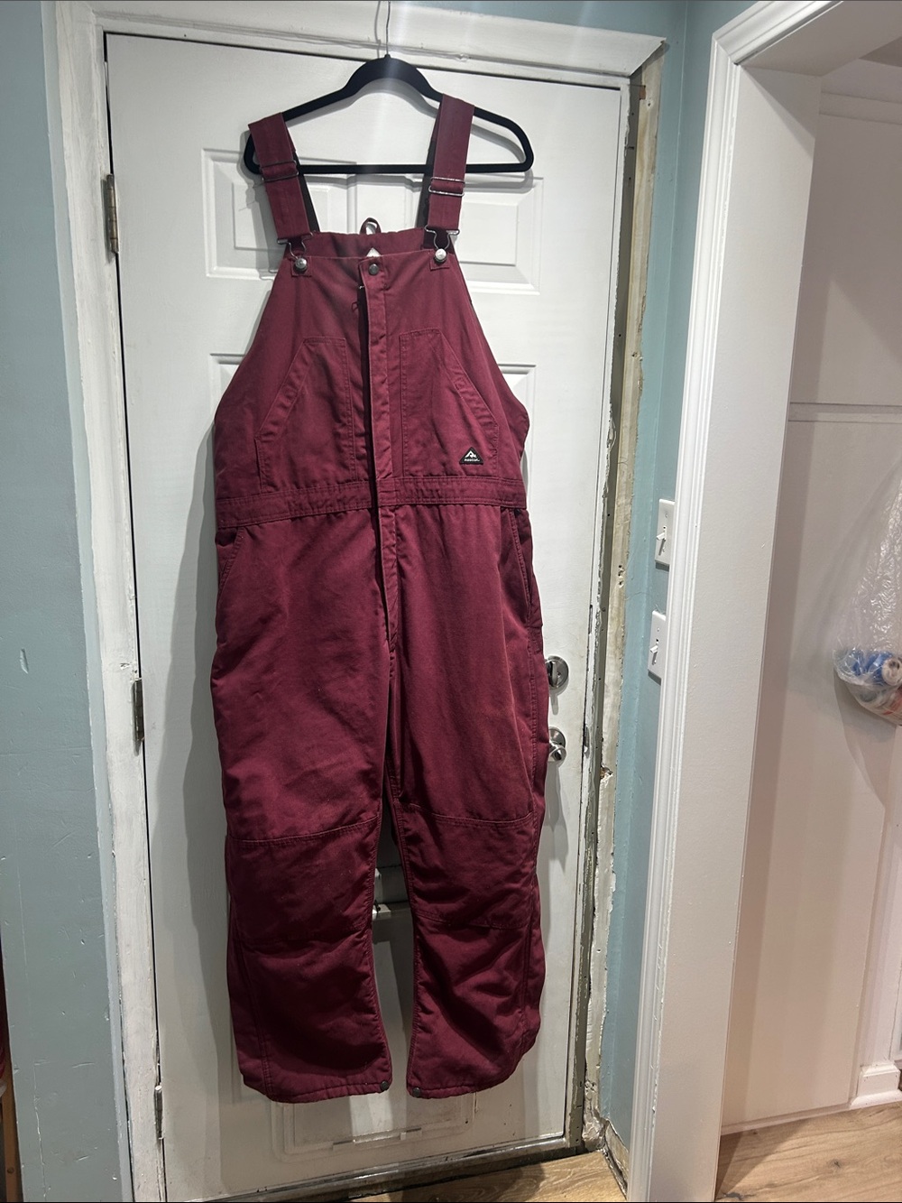 Ridgecut Women's Burgundy Insulated Bib Overalls 2X